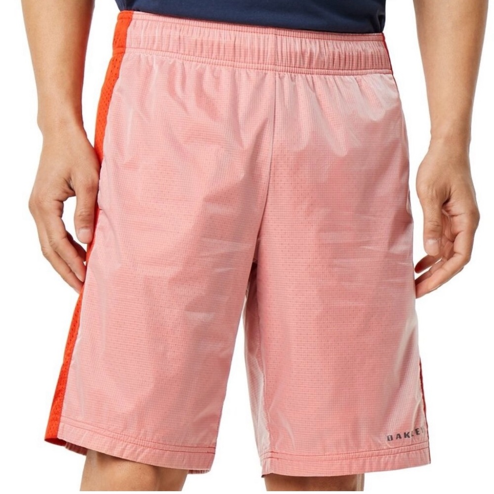 Oakley Athletic Translucent Sunset Orange Shorts Mens  XLarge